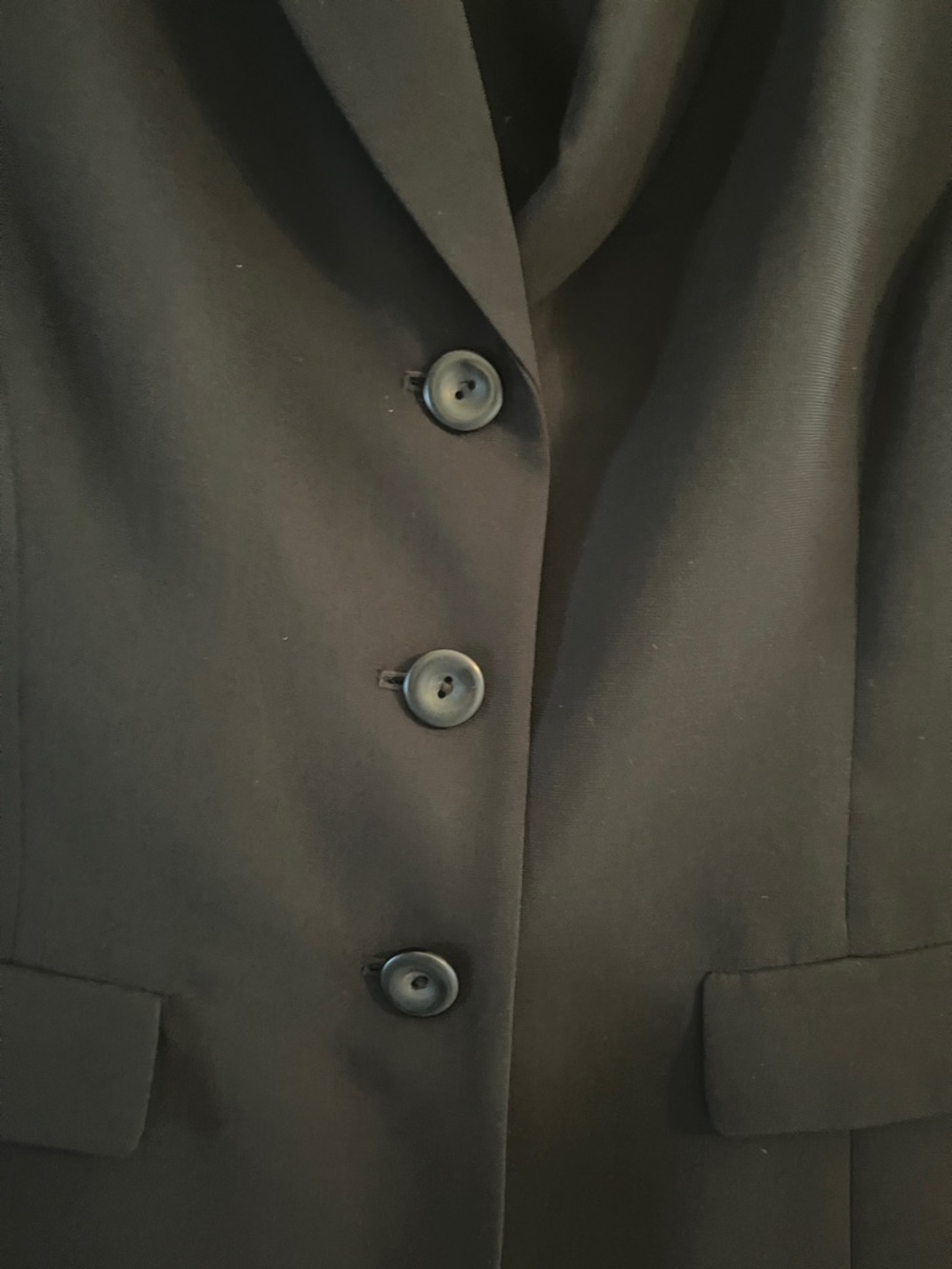 Le Suit Black Women's Blazer with Gray Lining - Picture 4 of 9